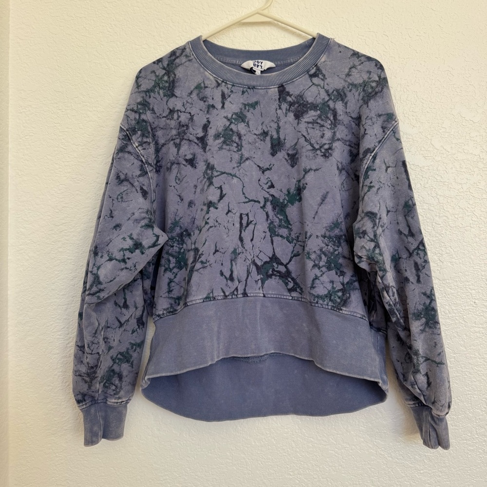 Tie-Dye Joy Lab size Small Sweatshirt in Blue and Green